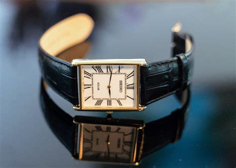 replica seiko tank watch|seiko cartier tank style watch.